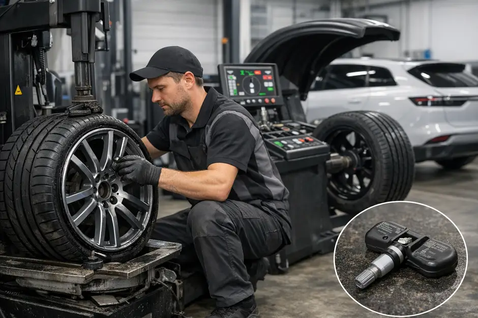 Замена датчиков TPMS