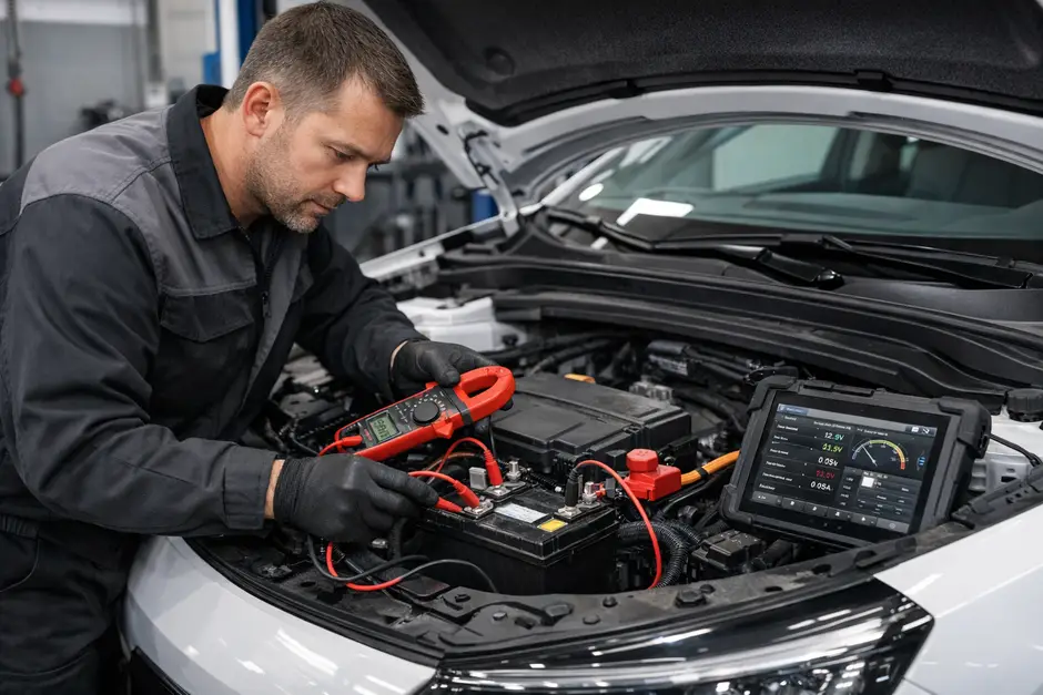 Диагностика 12V сети и энергопотребления в простое